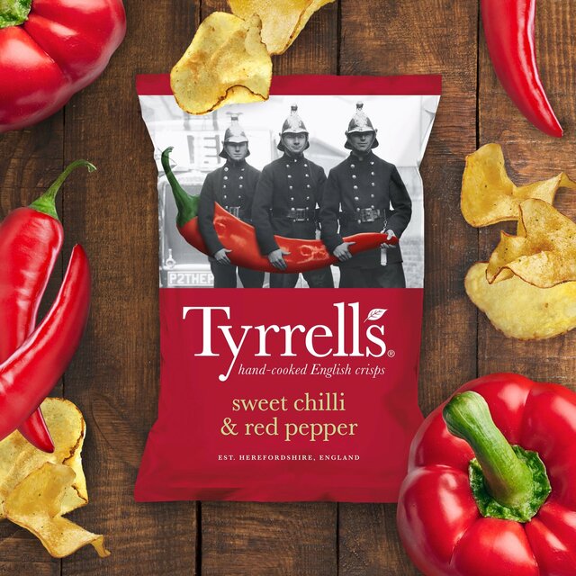 Tyrrells Sweet Chilli & Red Pepper Sharing Crisps   150g - McGrocer