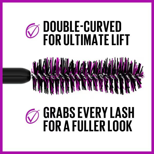 Maybelline Lash Lift Mascara Ultra Black, imported from the UK