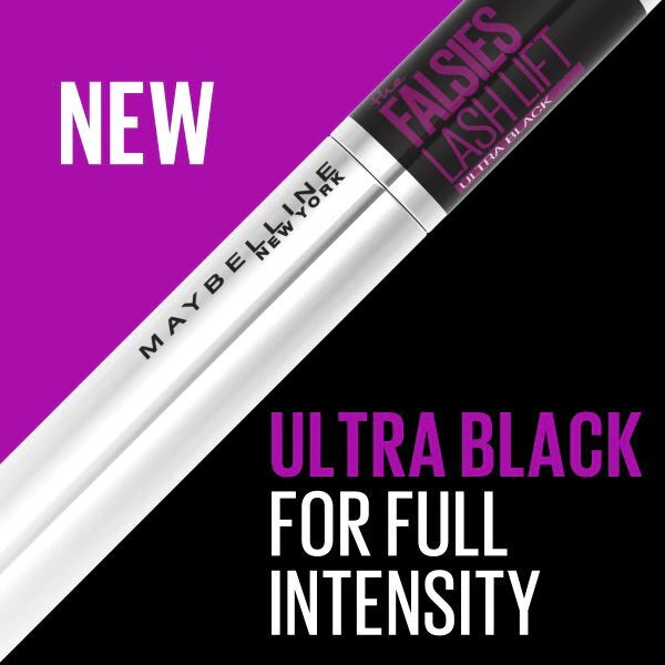 Maybelline Lash Lift Mascara Ultra Black, imported from the UK