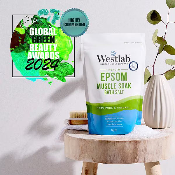 Westlab Epsom Bathing Salt 1kg (British brand)