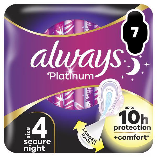 Always Platinum Secure Night 4 pads 7 - British product