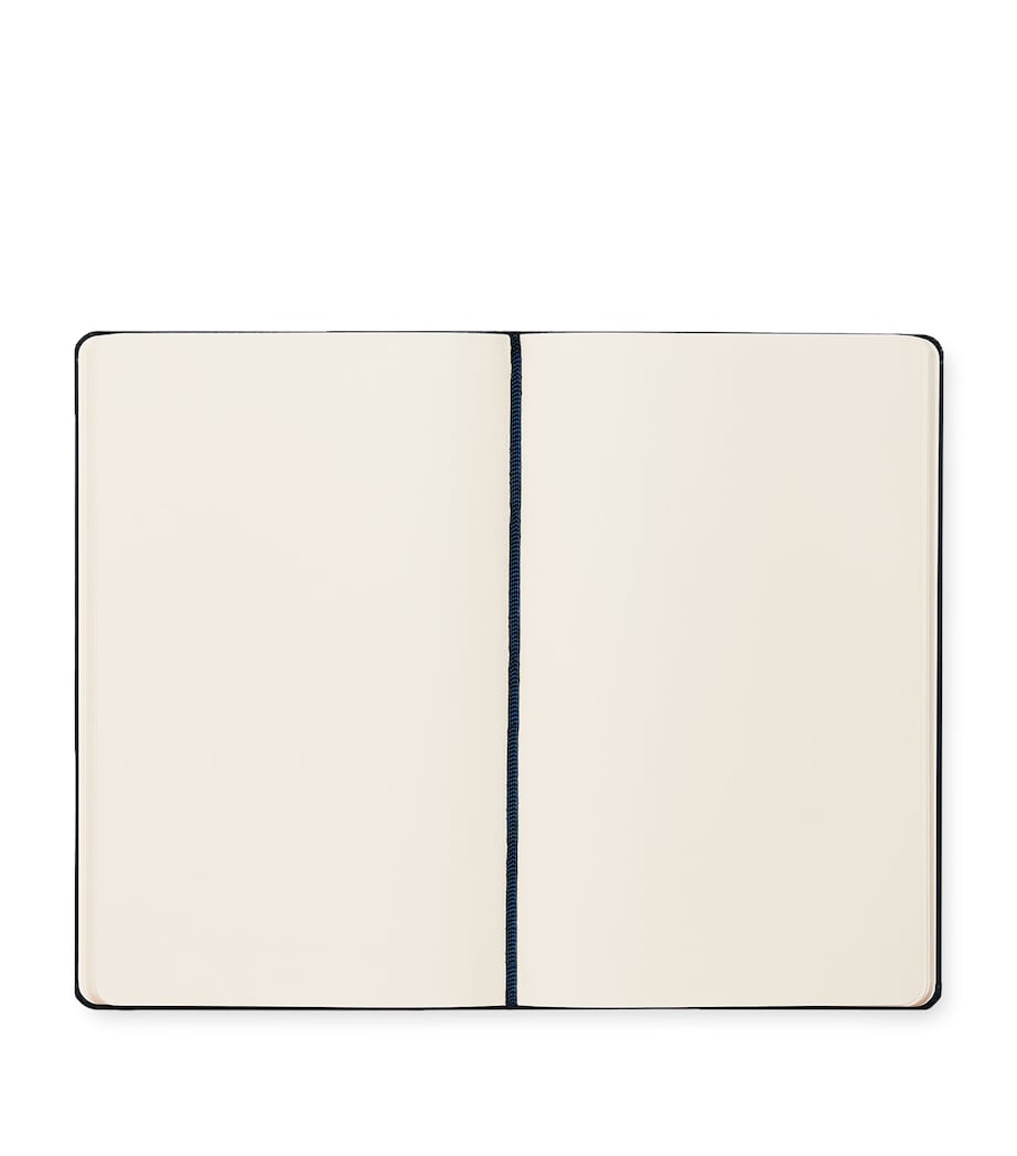 Moleskine large embroidered potpourri notebook 13x21cm with 176 pages, imported from the UK