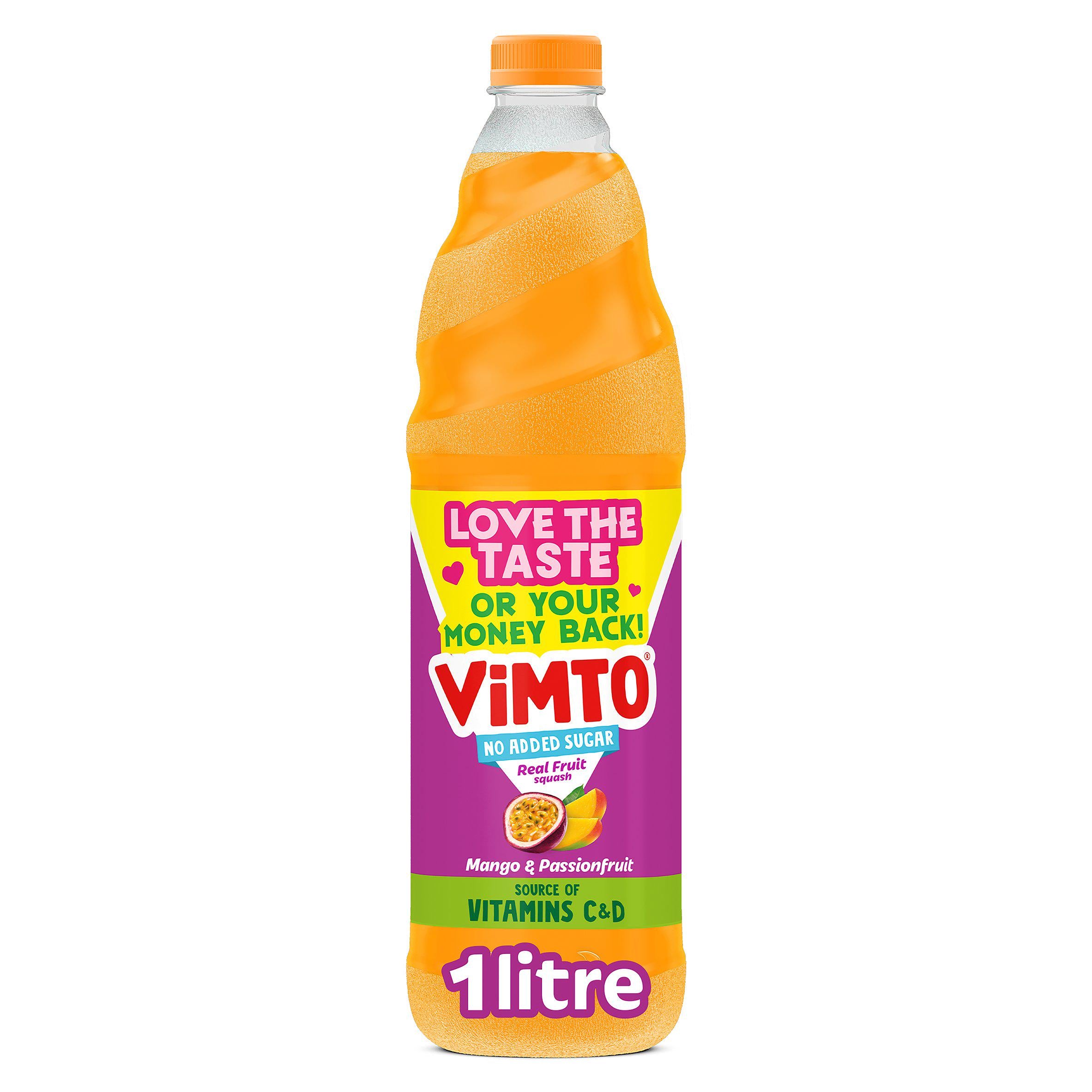 Vimto Real Fruit Mango & Passionfruit Squash 1L GOODS Sainsburys   
