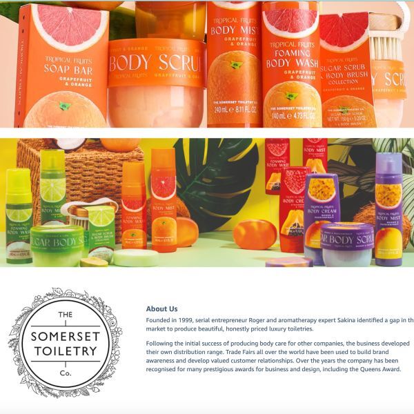 Rich Tropical Coconut Lime Body Cream 200ml (British brand)