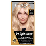 L'Oreal Preference Infinia 9.1 Viking Light Ash Blonde Hair Dye - McGrocer