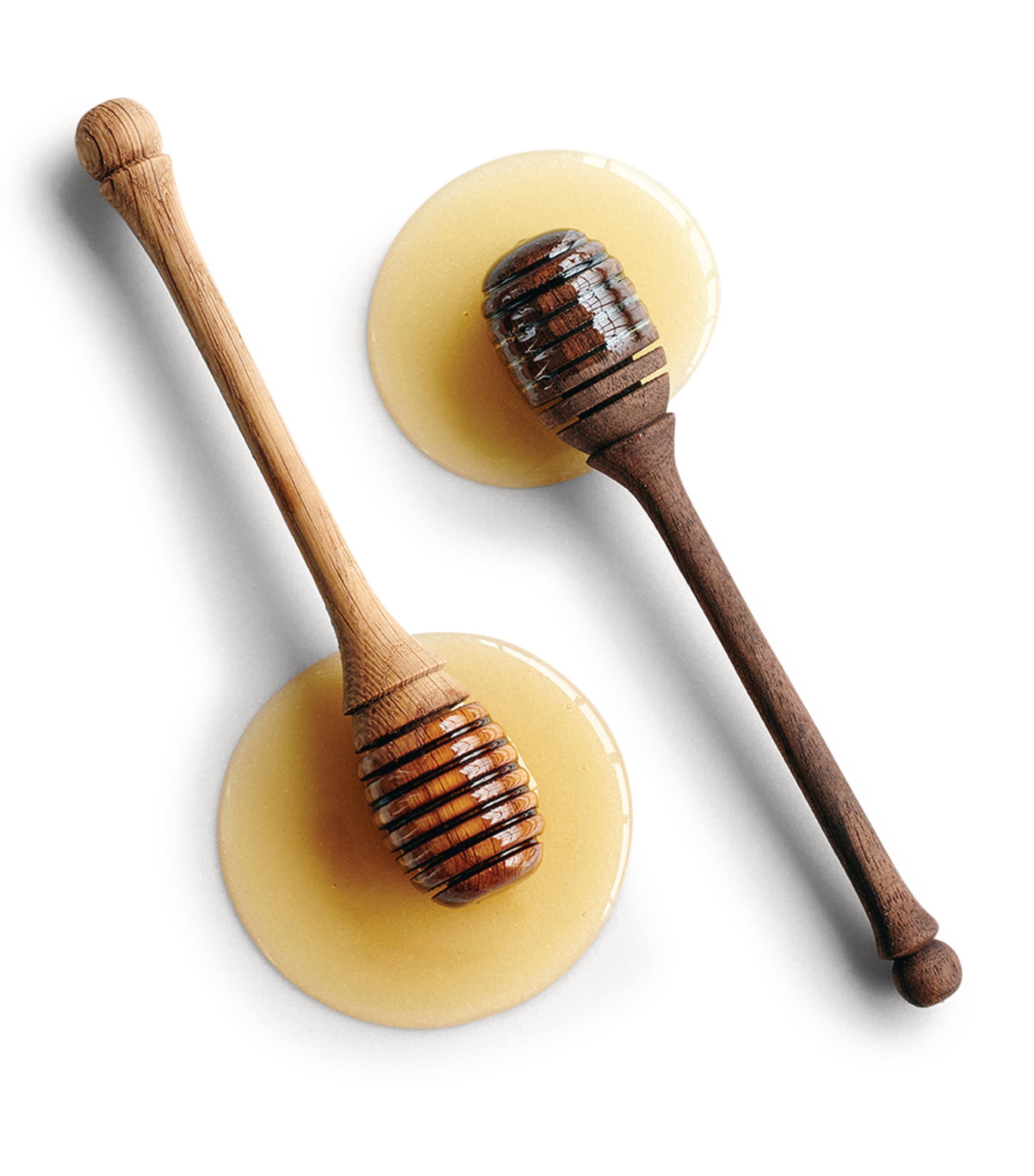 The London Honey Company hand-turned wooden honey dipper (British brand)