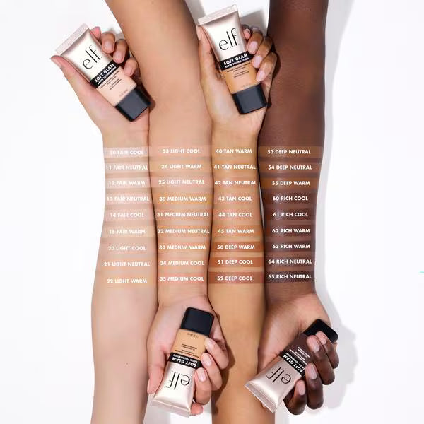 e.l.f Soft Glam Foundation 34 Medium Cool - British product