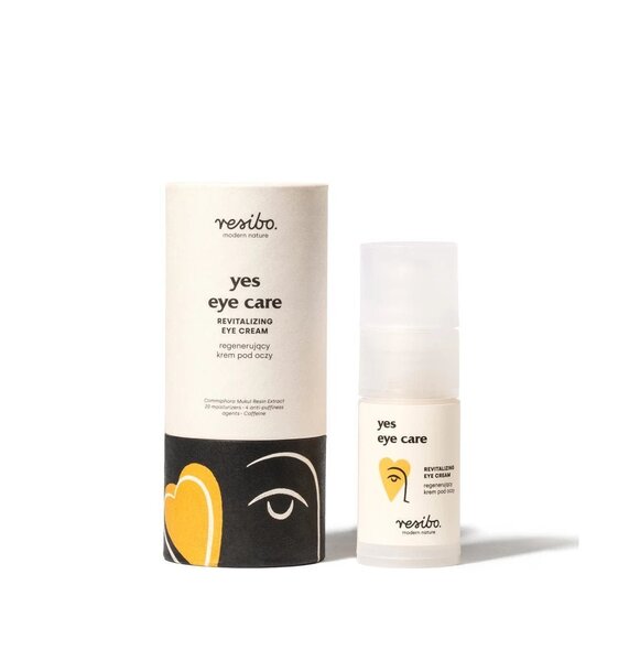 Resibo Yes Eye Care Revitalizing Eye Cream 15ml, imported from the UK