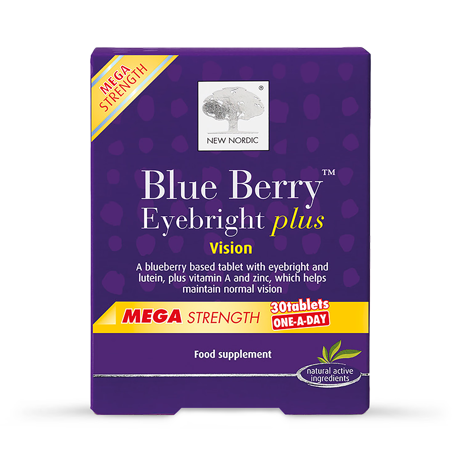 New Nordic BlueBerry Eyebright Plus 30 Tablets, imported from the UK