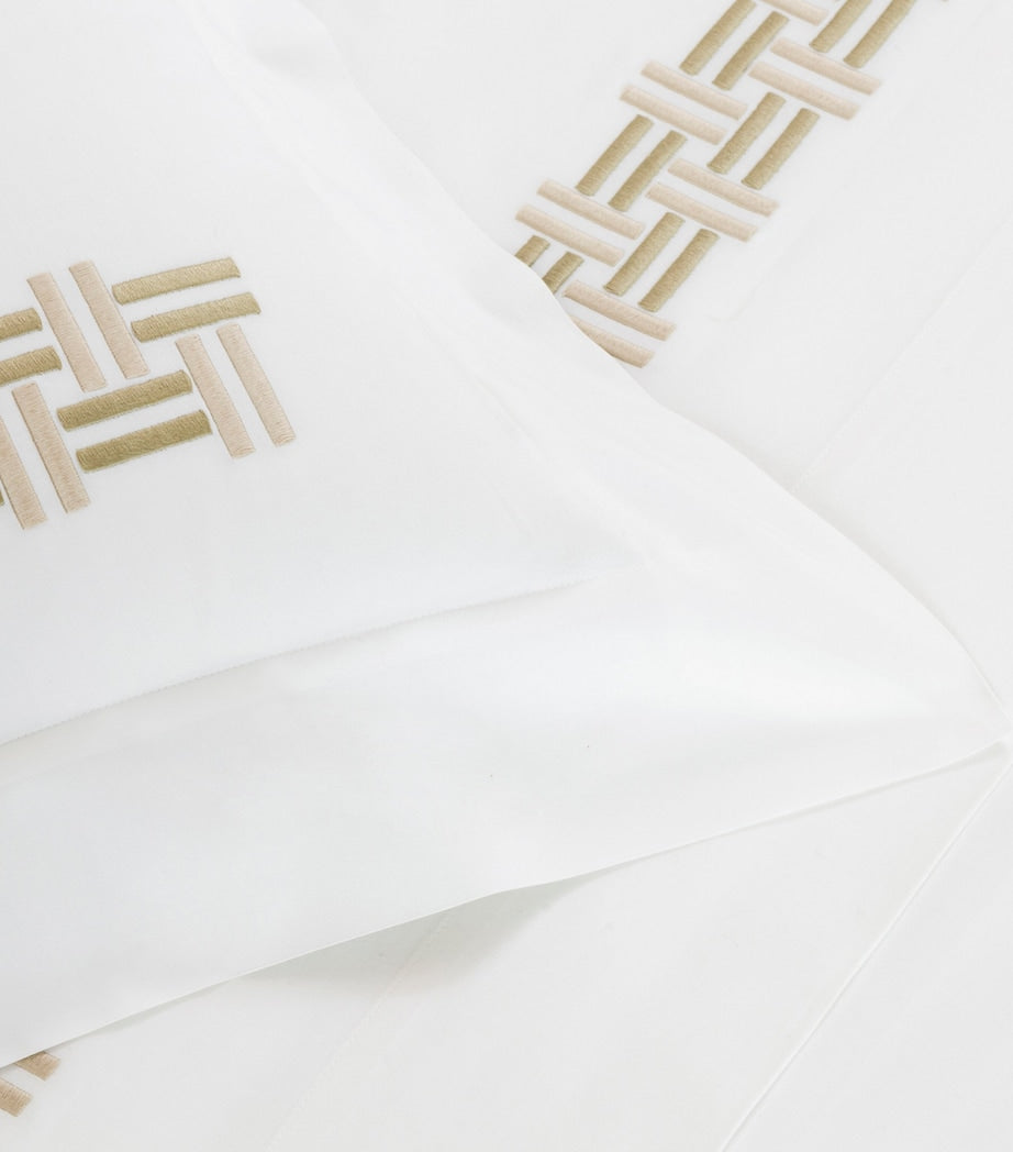Frette basket weave Super King duvet cover 260cm x 240cm - British product