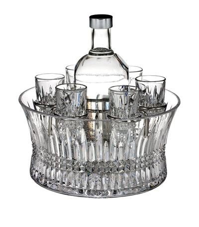 Waterford Lismore Diamond Vodka Skål og Shot Glass Sett