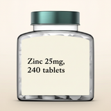 Holland & Barrett Zinc Tablets 25mg 240 Count, UK version
