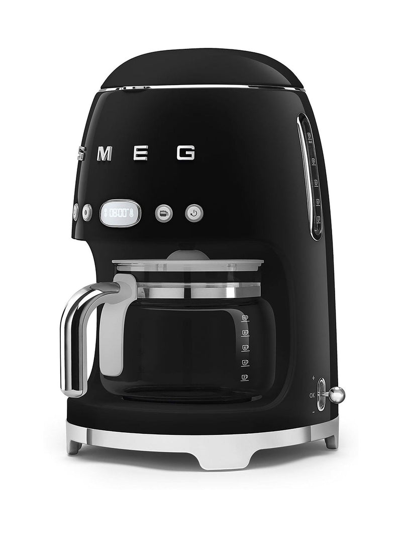 Smeg black drip coffee machine (British brand)
