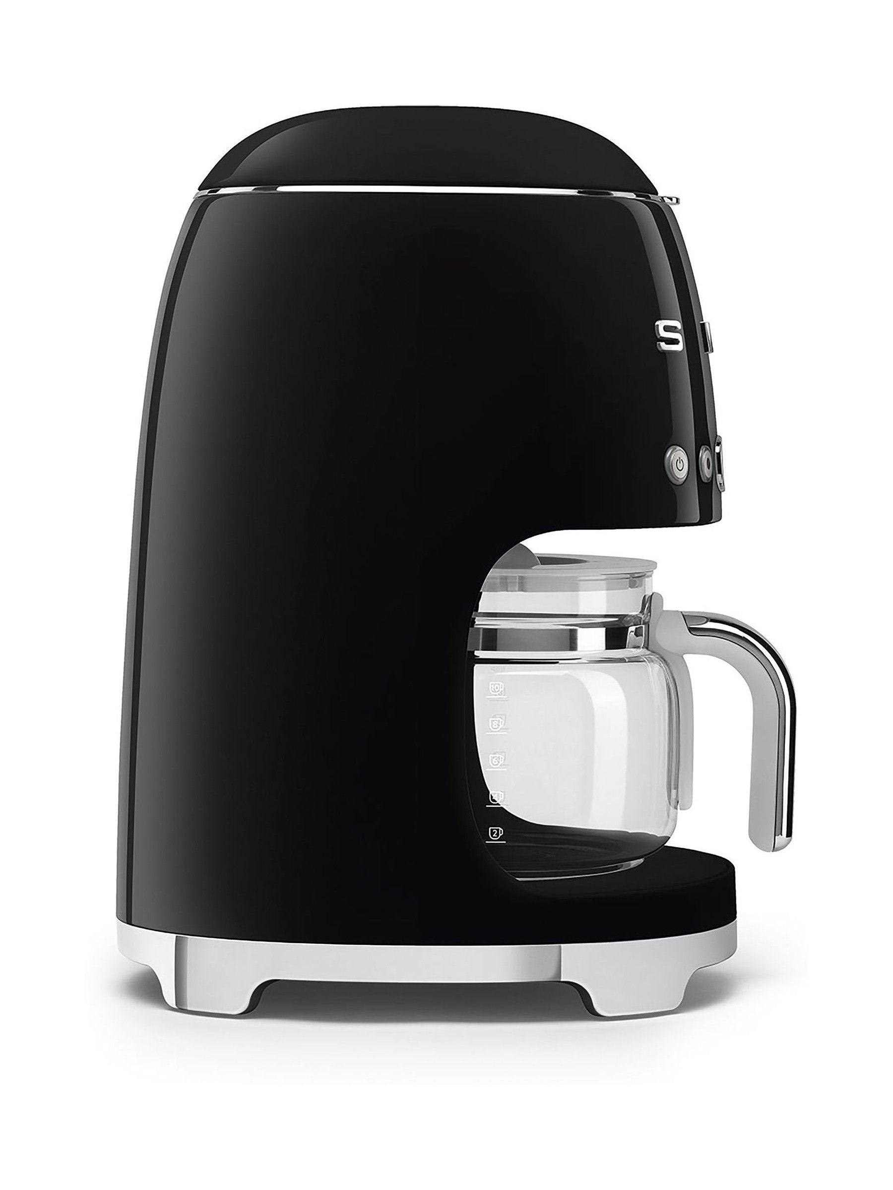Smeg black drip coffee machine (British brand)