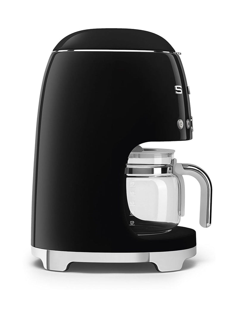 Smeg black drip coffee machine (British brand)