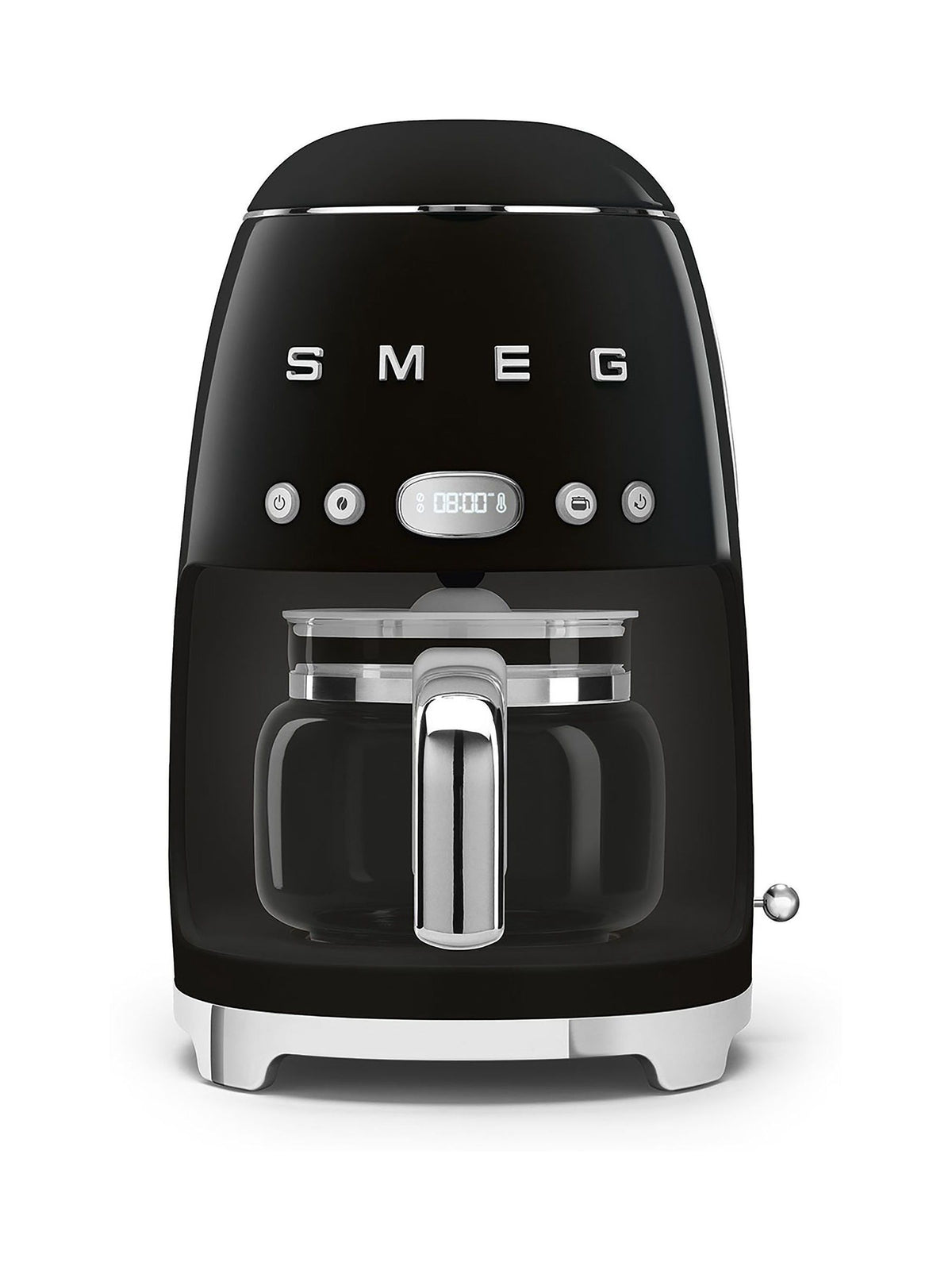 Smeg black drip coffee machine (British brand)