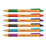 STABILO Pointball wallet of 6 assorted colours   6 per pack