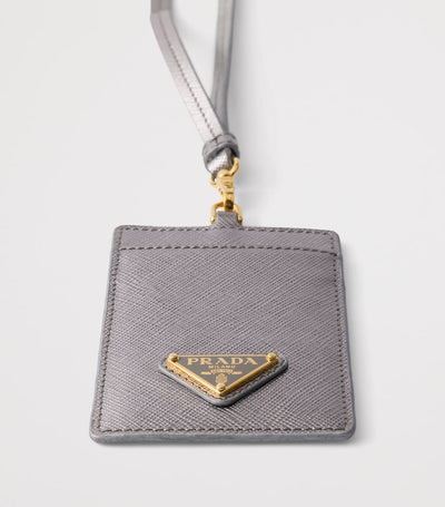 Prada Saffiano Skinn Kortholder ID og Bagasjelapp
