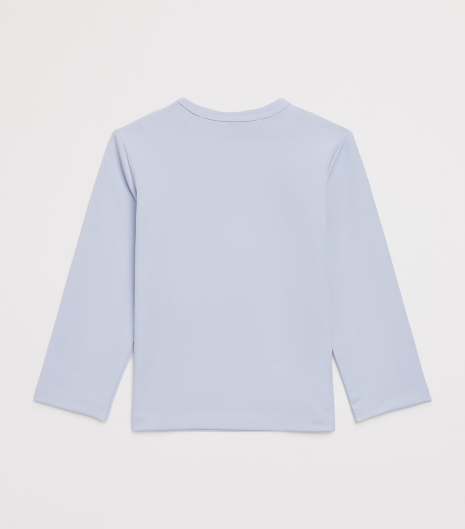 Tartine et Chocolat children's long sleeve swim top with logo for ages 3 months to 4 years (British brand)