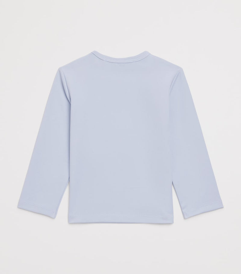 Tartine et Chocolat children's long sleeve swim top with logo for ages 3 months to 4 years (British brand)