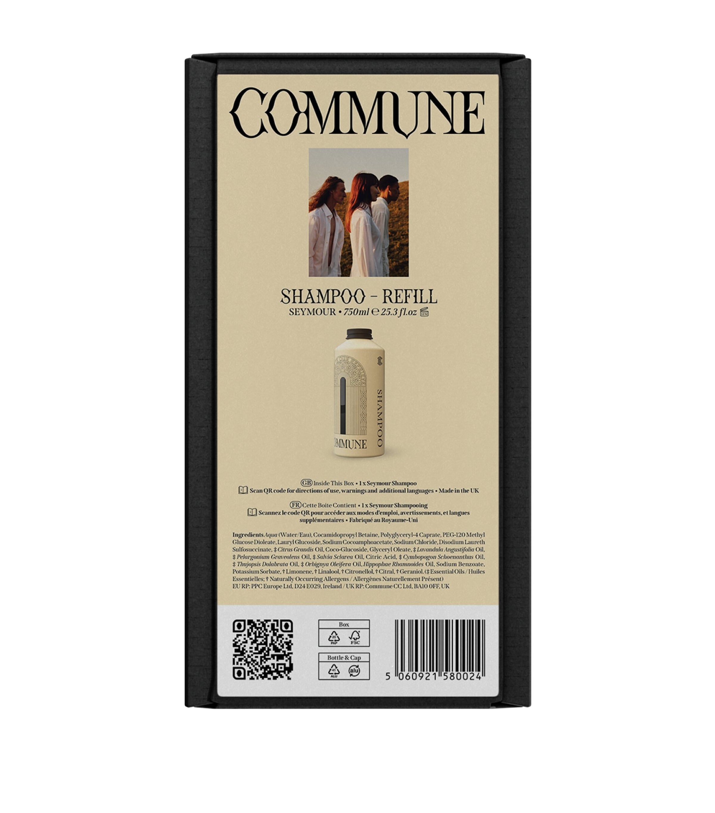 Commune Seymour Shampoo (750ml) - Refill