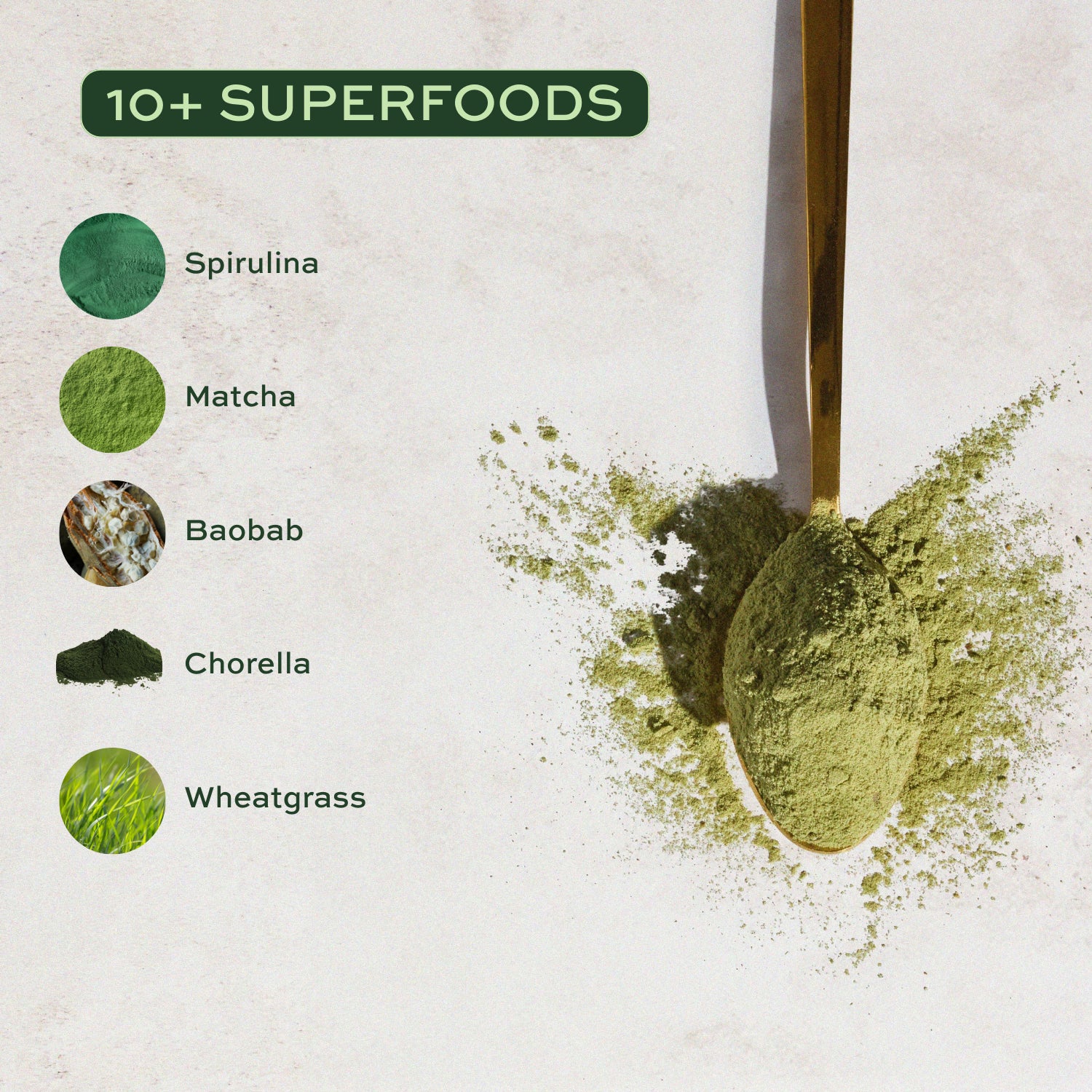 Aduna Super Greens Organic Superfood Blend 250g