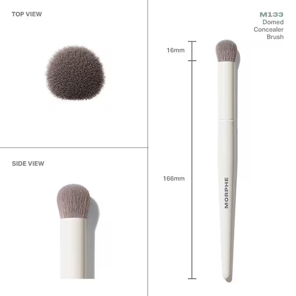 Morphe M133 Domed Concealer Brush imported from the UK