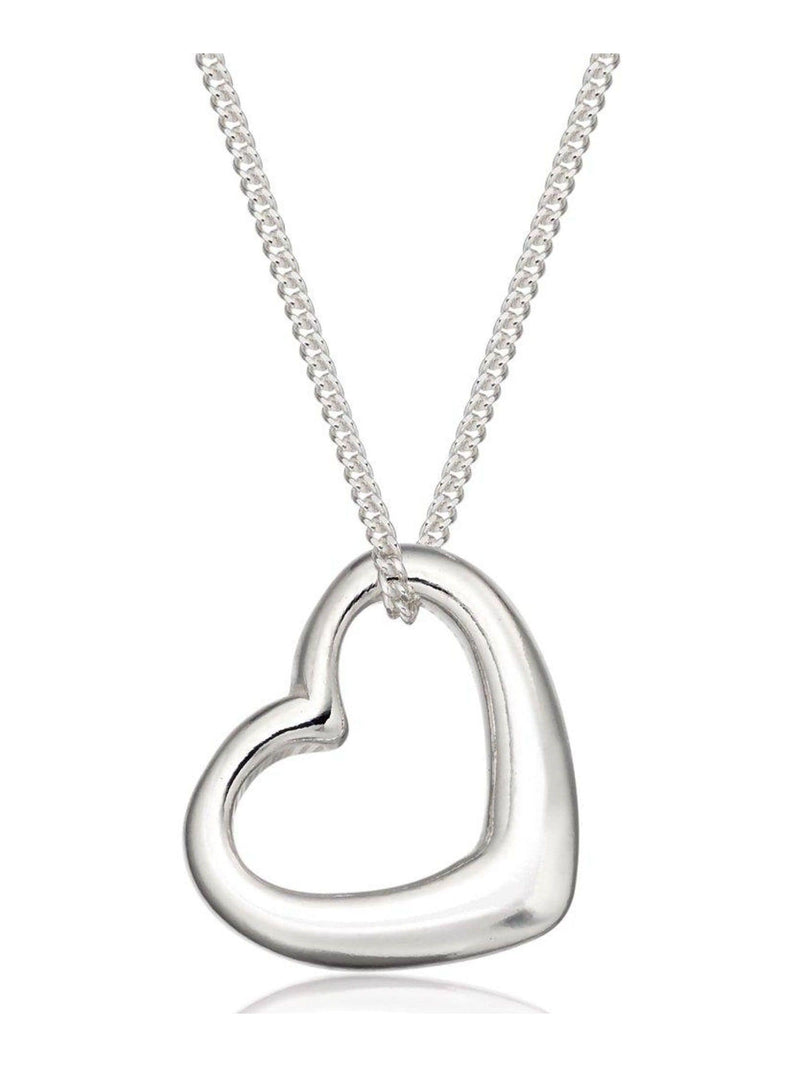 Beaverbrooks sterling silver 9ct heart pendant - British product
