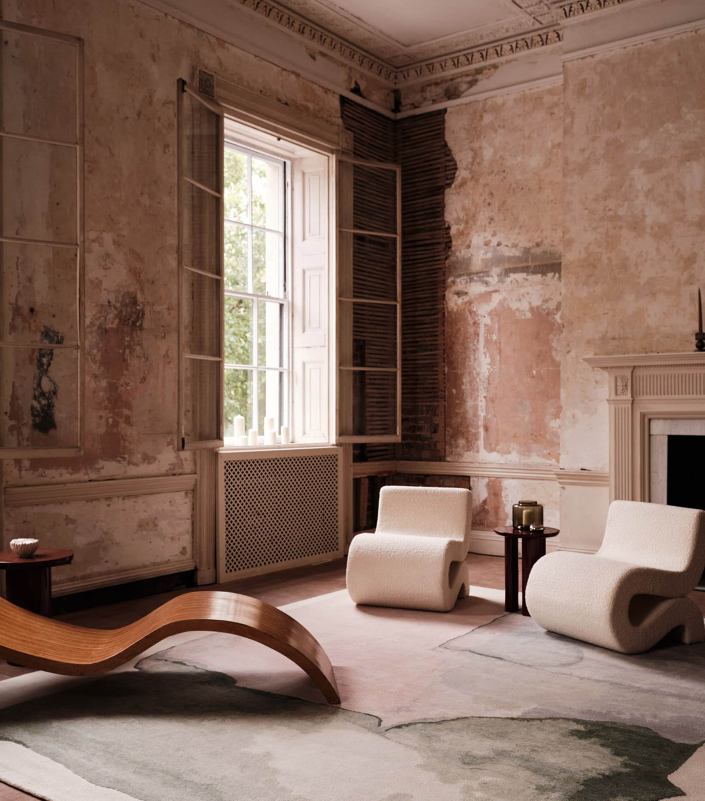 The Rug Company Maya Opal Wool-Nettle Rug 2.74m x 1.83m (British brand)