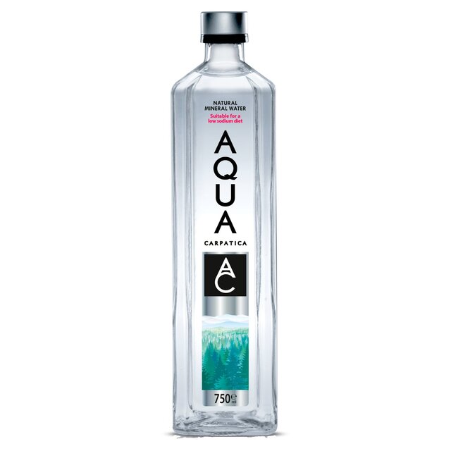 AQUA Carpatica Still Natural Mineral Water Glass Low Sodium & Nitrates   6 x 750ml - McGrocer