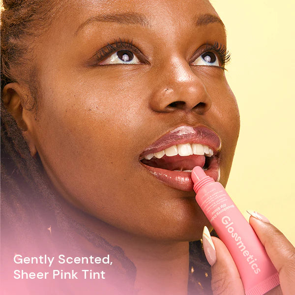 DNR Glossmetics strawberry pink lip glaze 10ml - British product