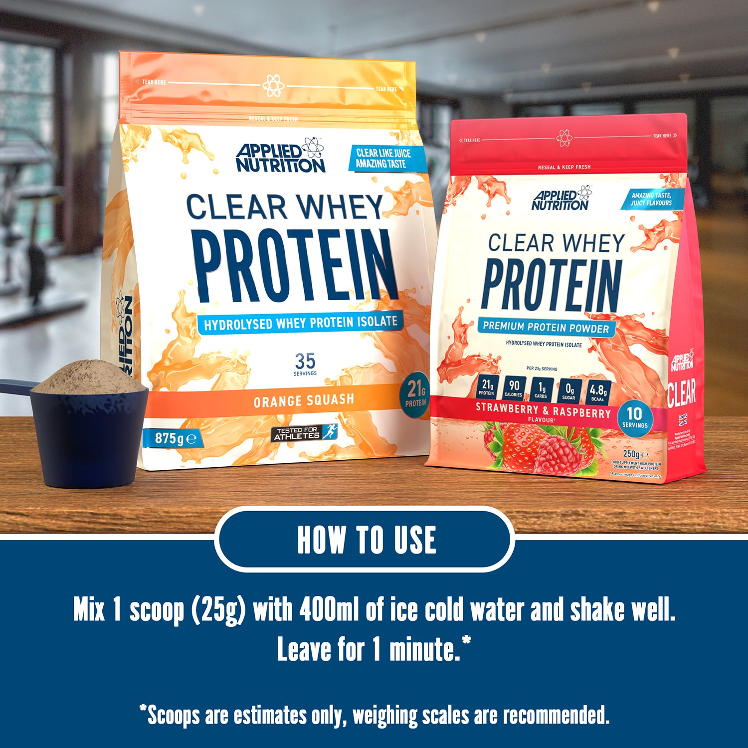 Applied Nutrition Clear Whey Protein Watermelon 875g - British product