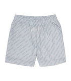 Off-White Kids Logo Bowling Shorts 4-12+ years, imported from the UK
