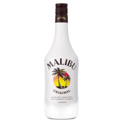 Malibu Original White Rum Coconut 70cl, imported from the UK