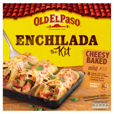 Old El Paso Cheesy Baked Enchilada Meal Kit 663g