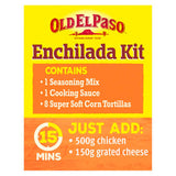 Old El Paso cheesy baked enchilada kit 663g - British product