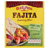 Old El Paso Smoky BBQ Fajita Seasoning 35g, imported from the UK