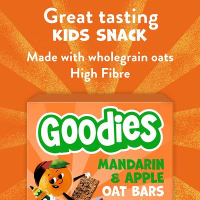 Goodies Mandarin & Apple Oaty Bars Multipack 6x23g, UK version
