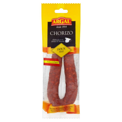 Argal chorizo doux mild sausage - British product