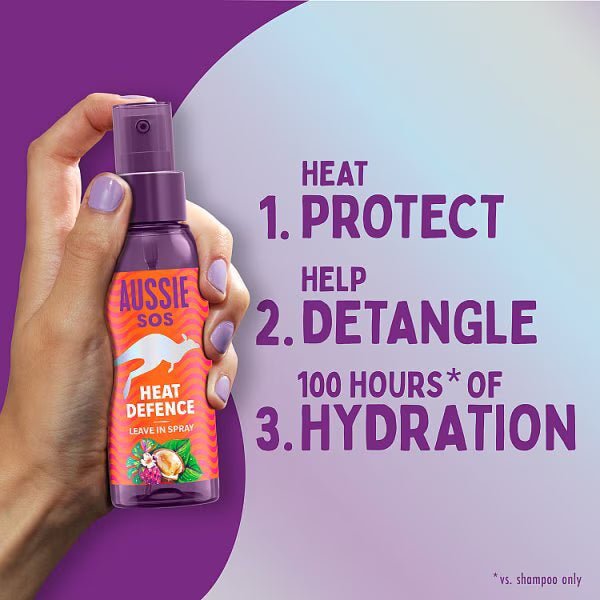 Aussie Heat Saviour Leave In Hair Spray 100ml - British product