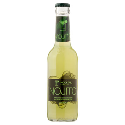 The Mocktail Company Nojito mojito flavoured sparkling drink 275ml, imported from the UK