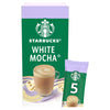 Starbucks White Mocha instant coffee sachets 5 x 24g (British brand)