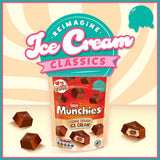Munchies milk chocolate cookie dough ice cream sharing bag 97g, imported from the UK