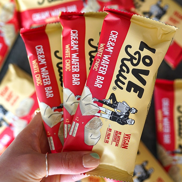 Love Raw Vegan Salted Caramel Wafer Bars Case 12 x 45g - McGrocer