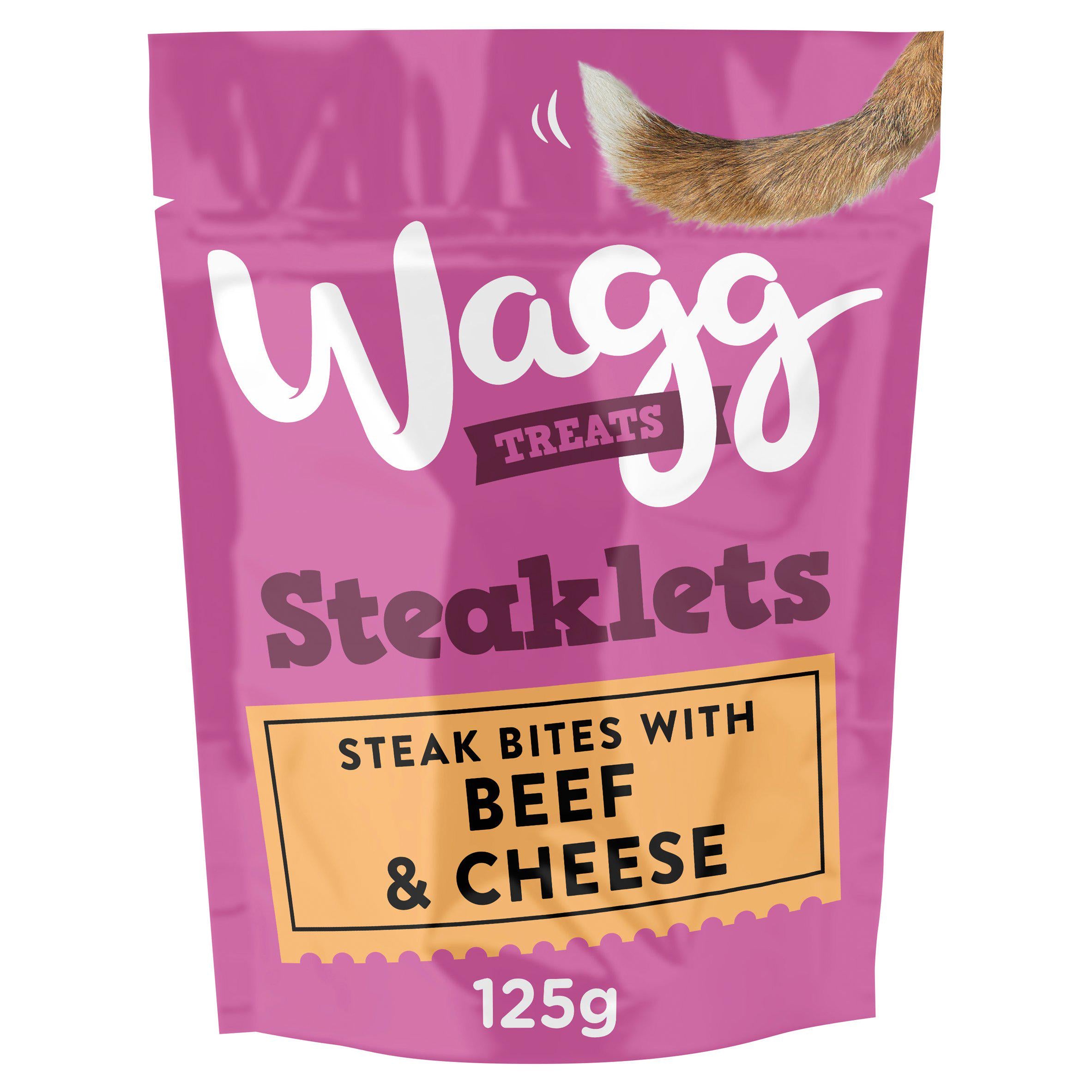 Wagg Steaklets Dog Treats 125g GOODS Sainsburys   