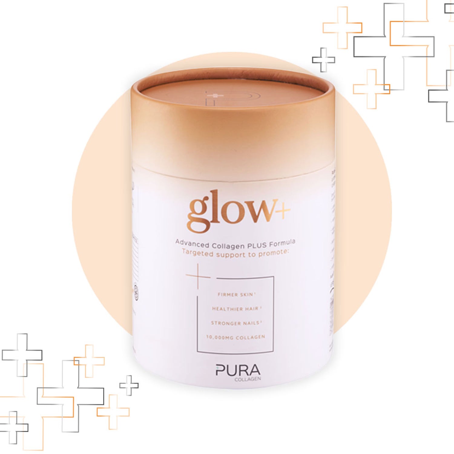 Pura Collagen Unflavoured Collagen Powder 284g, imported from the UK