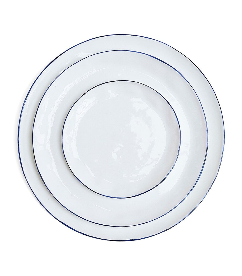 Feldspar Cobalt dinner plates set of 4 28.5cm - British product