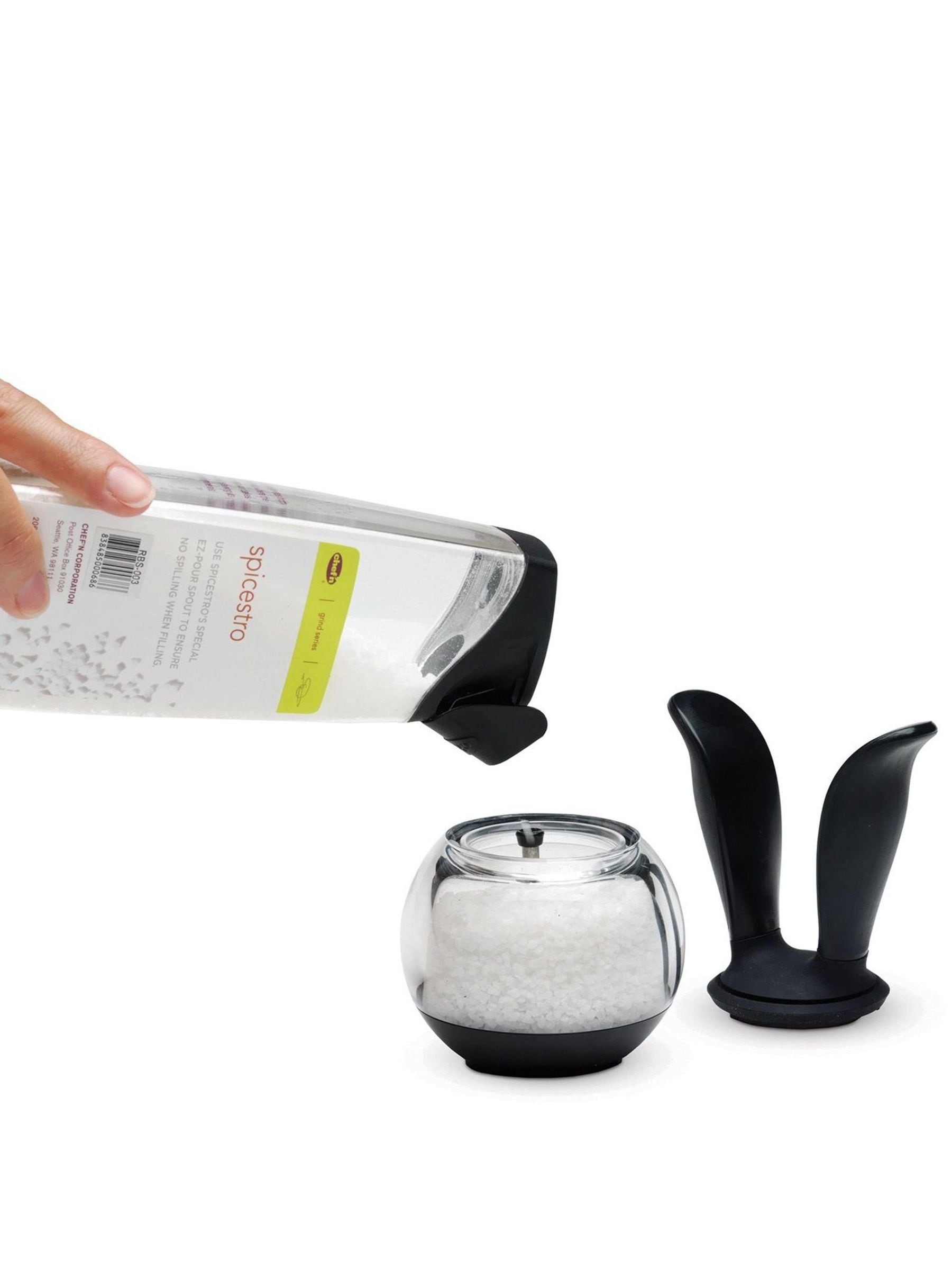 Chef N black salt ball salt grinder - British product
