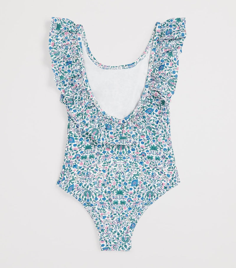 Tartine et Chocolat floral ruffle-trim children's swimsuit 3-12 years (British brand)