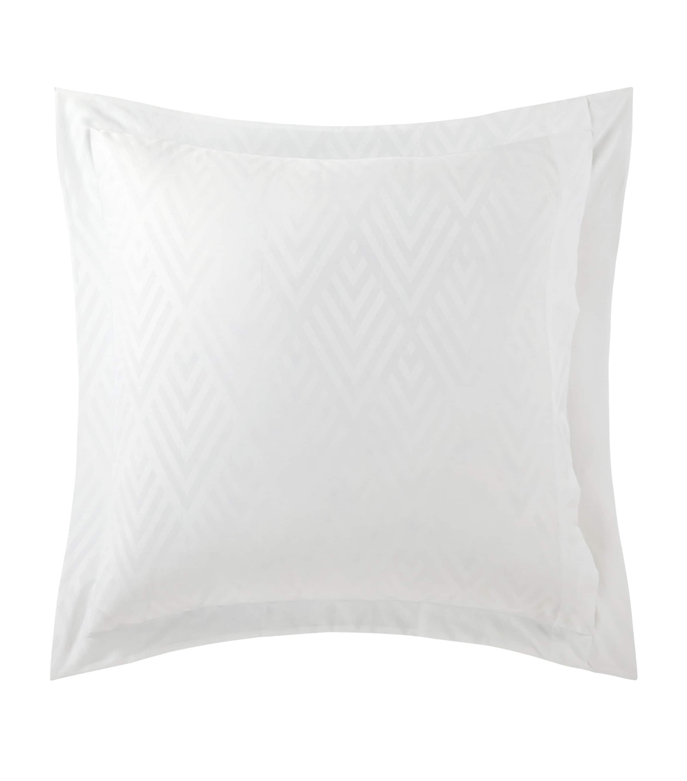 Ralph Lauren Home Penthouse White Square Oxford Sham Pillowcase (65cm x 65cm)